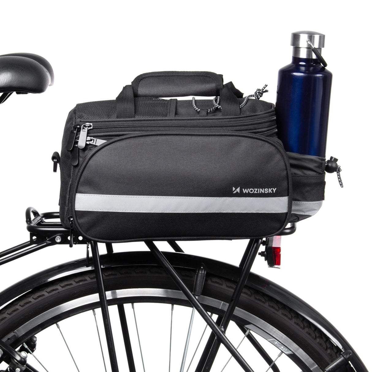 Wozinsky WBB36BK 27L cykeltaske - sort