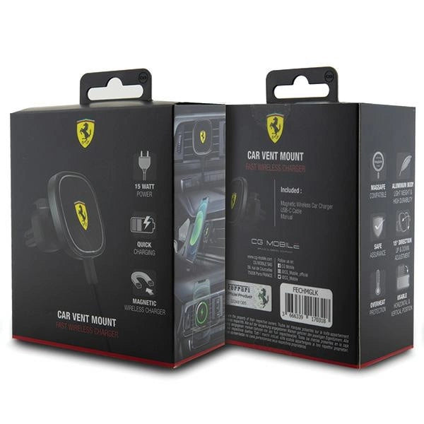 Ferrari nice. Induktion FECHMGLK 15W til gitter sort/sort 2023 Collection MagSafe