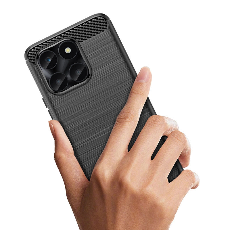 Carbon Case til Honor X6a - sort