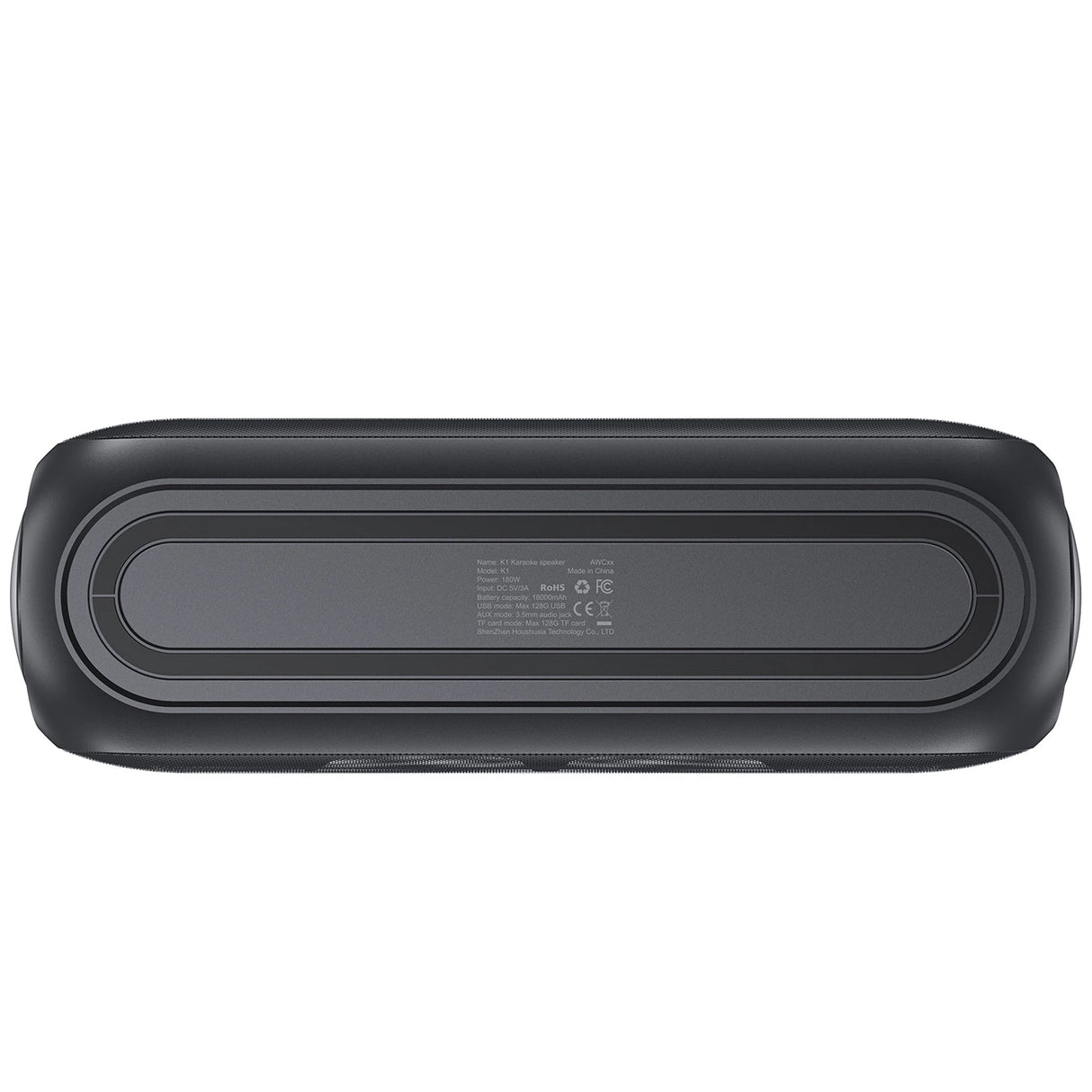 Acefast K1 trådløs karaokehøjttaler med 2 mikrofoner - sort