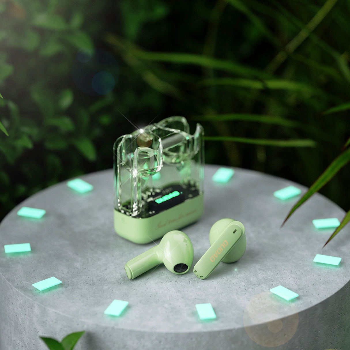 Dudao U18Pro Bluetooth 5.3 TWS trådløse hovedtelefoner - grøn