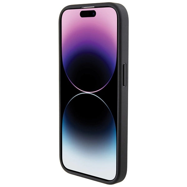 BMW Stamped Tricolor Stripe iPhone 15 Pro Case - sort