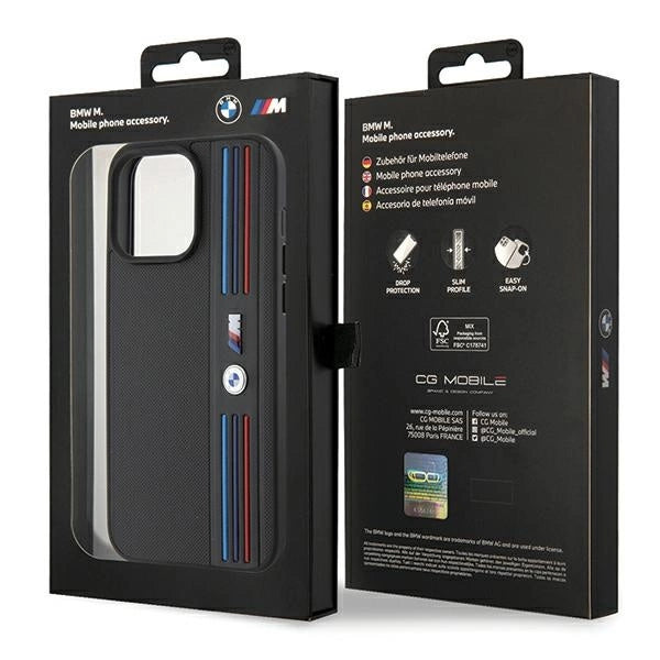 BMW Tricolor M Collection iPhone 15 Pro Case - sort