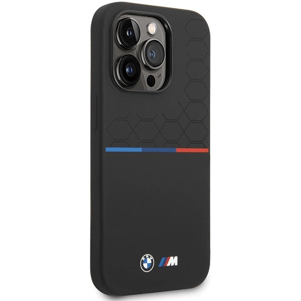 BMW silikone mønster iPhone 15 Pro Max Case - sort