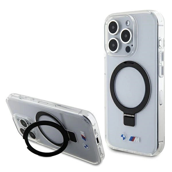 BMW Ring Stand M Collection MagSafe Case til iPhone 15 Pro - klar