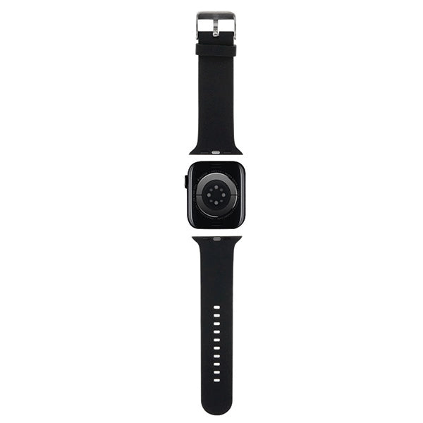 Karl Lagerfeld 3D Rubber Choupette Heads Strap for Apple Watch 38/40/41mm - Black