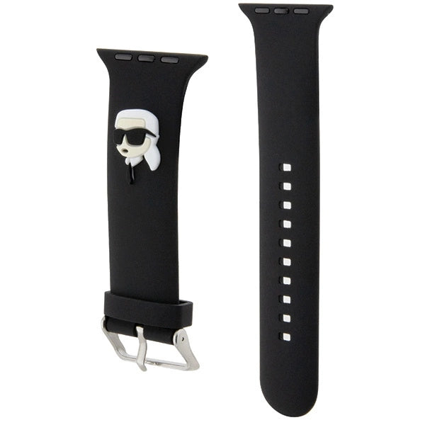 Karl Lagerfeld 3D Rubber Karl Head strap for Apple Watch 38/40/41mm - black