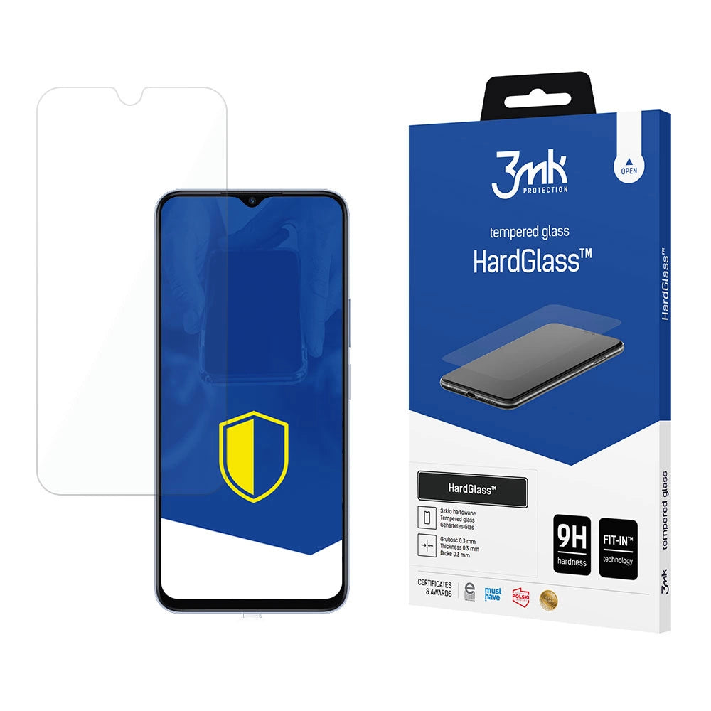 9H 3mk HardGlassTM glas på Honor 70 Lite