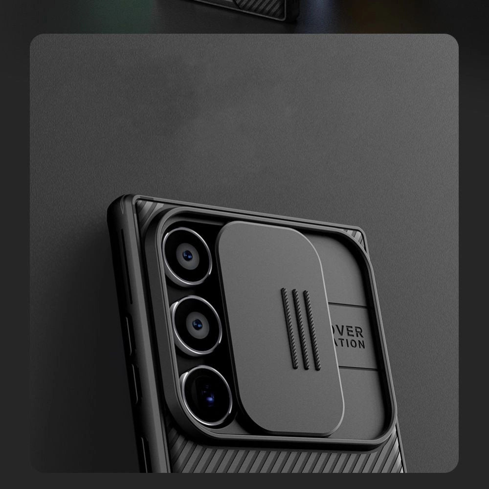 Nillkin CamShield Pro Armored Case med kamerabeskytter til Samsung Galaxy S24 Ultra - sort