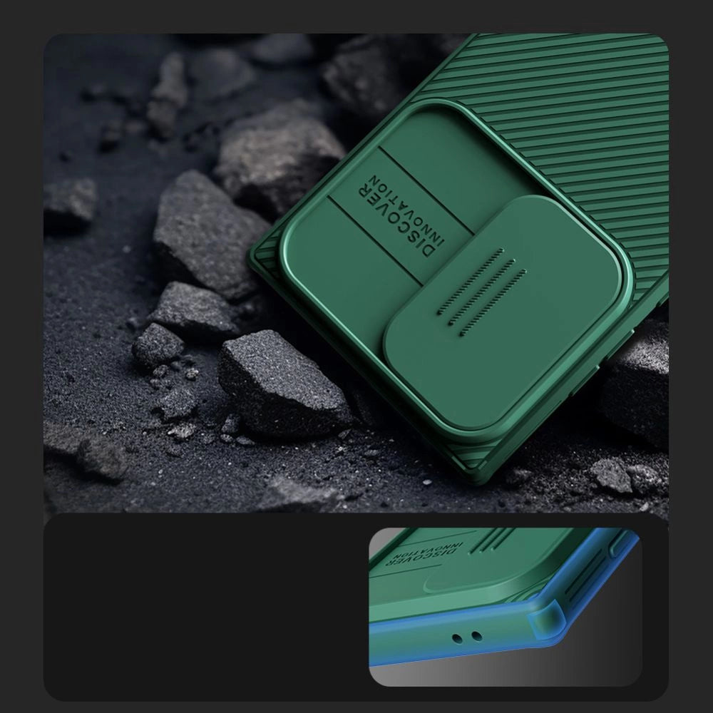 Nillkin CamShield Pro Armored Case med kamerabeskytter til Samsung Galaxy S24 Ultra - sort