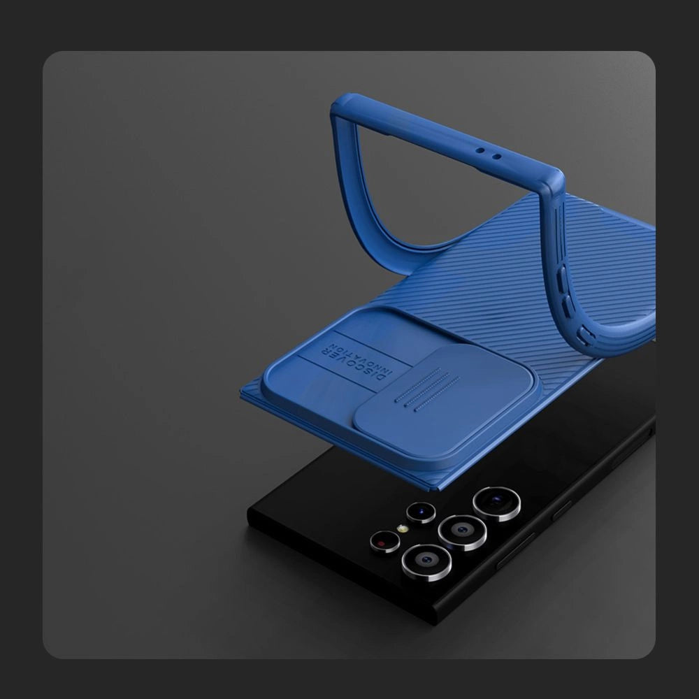 Nillkin CamShield Pro Armored Case med kamerabeskytter til Samsung Galaxy S24 Ultra - sort