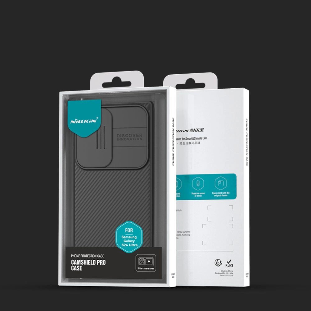 Nillkin CamShield Pro Armored Case med kamerabeskytter til Samsung Galaxy S24 Ultra - sort