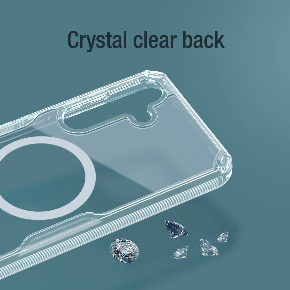 Nillkin Nature Pro pansret kuffert med magnetisk ring til Samsung Galaxy S24+ - hvid