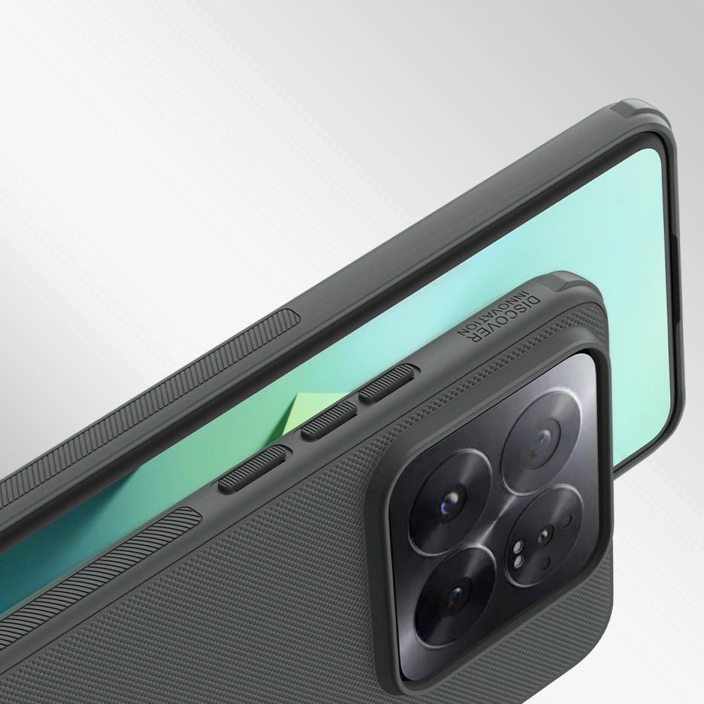 Nillkin Super Frosted Shield Pro forstærket etui til Xiaomi 14 Pro - sort