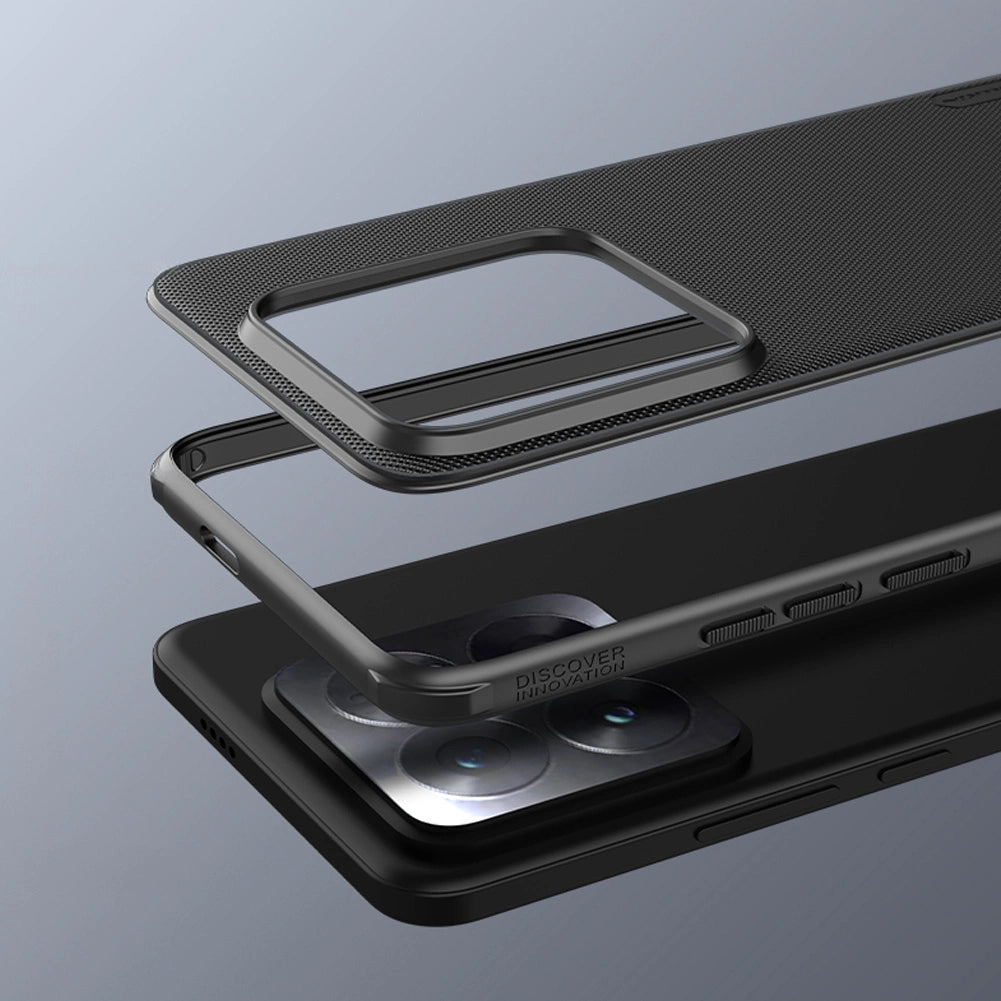 Nillkin Super Frosted Shield Pro forstærket etui til Xiaomi 14 Pro - sort