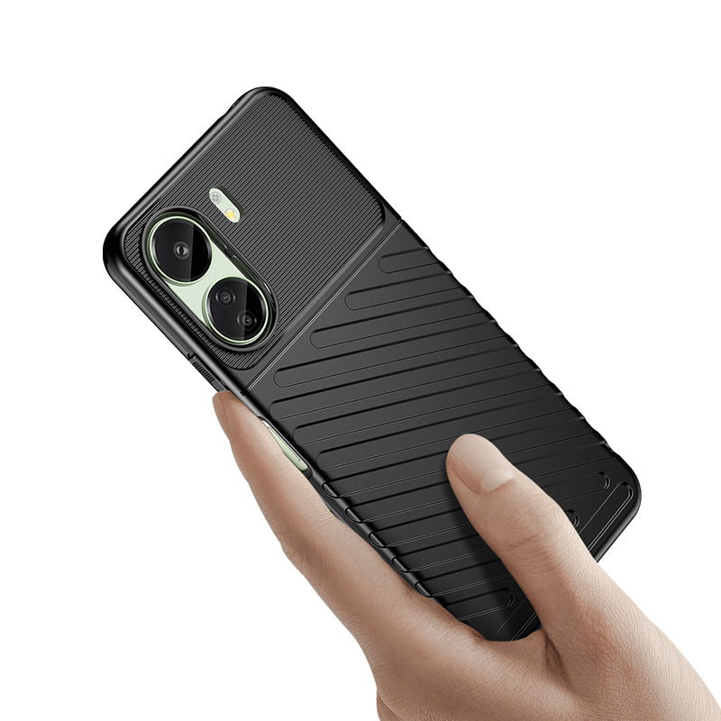 Thunder Case pansret kuffert til Xiaomi Redmi 13c - sort