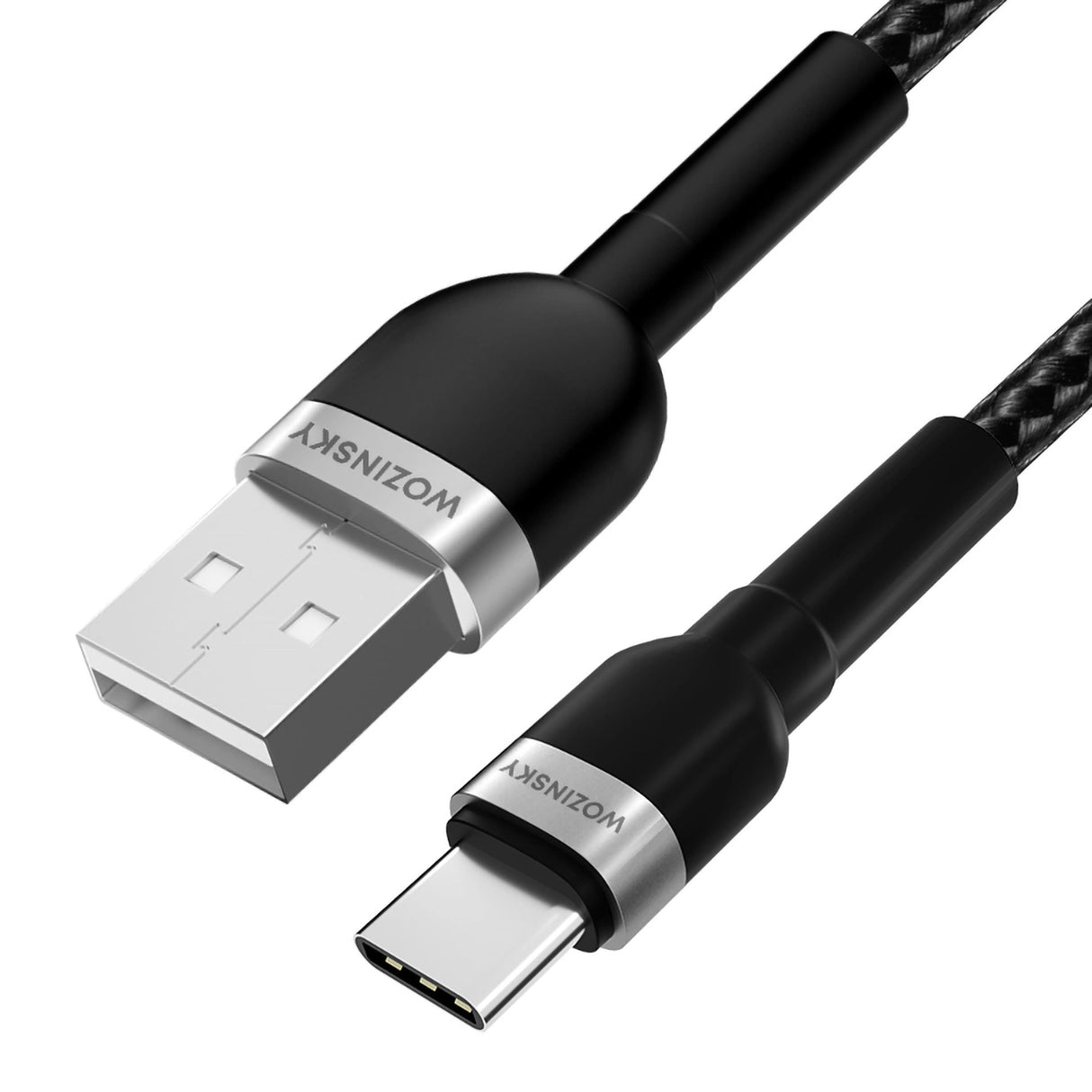 Wozinsky WNBAC2 USB-A / USB-C 2.4A kabel 2 m - sort
