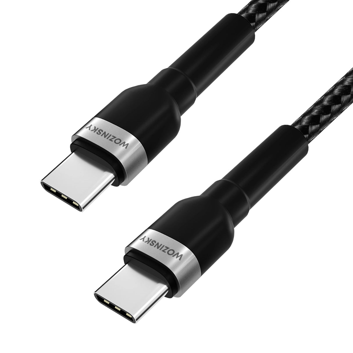 Wozinsky WNBCC2 USB-C / USB-C PD 65W kabel 2 m - sort