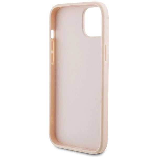 Karl Lagerfeld Quilted K Pattern case for iPhone 15 Plus / 14 Plus - pink