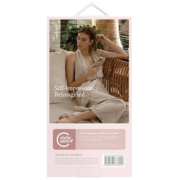 Uniq Coehl Prairie æske til iPhone 15 Pro Max - beige