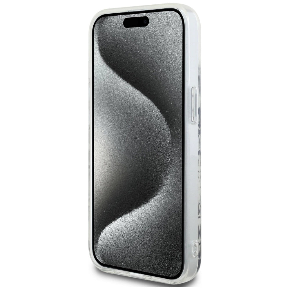 Hello Kitty IML Kitty On Bricks Graffiti case for iPhone 15 - white