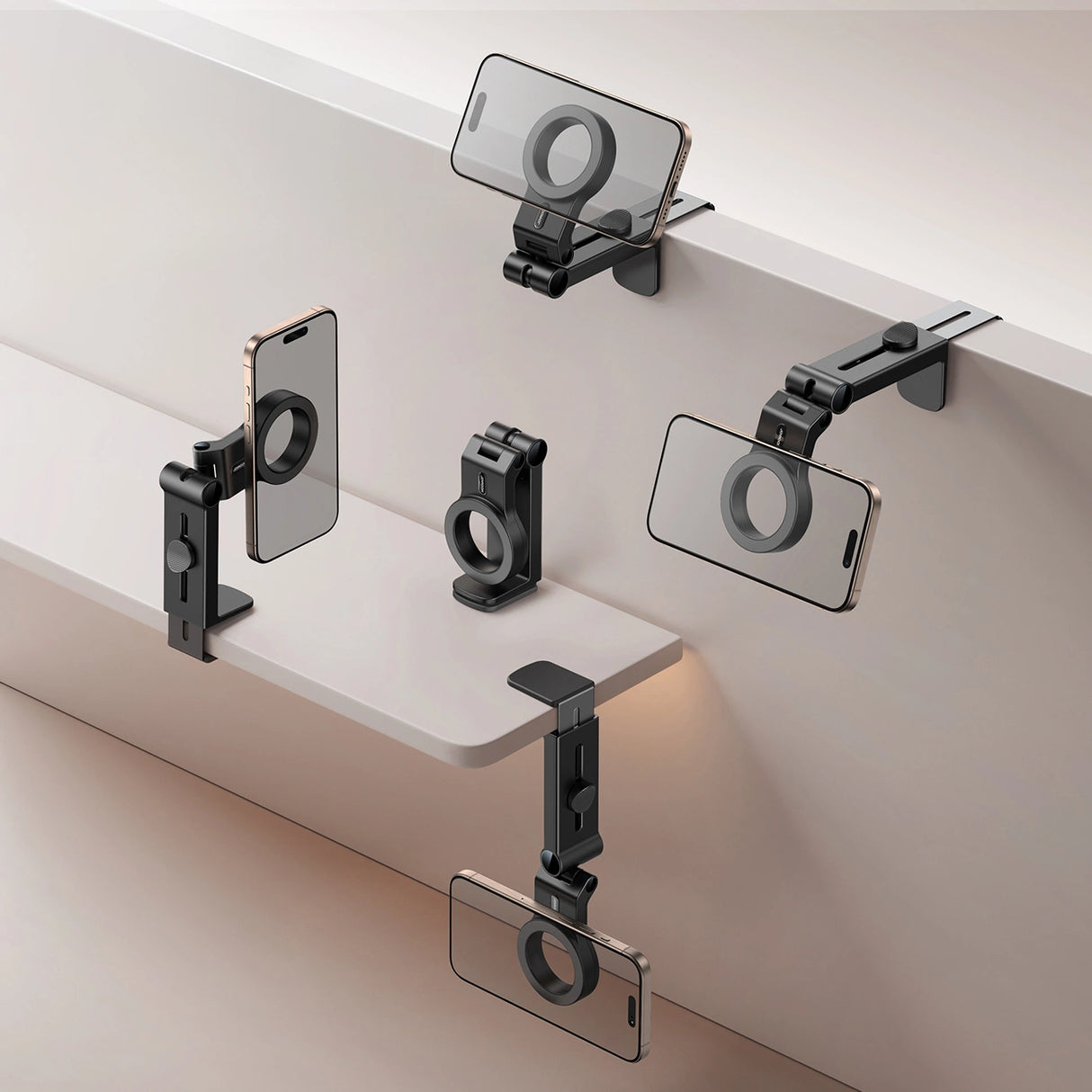 Joyroom JR-ZS365 magnetisk rejseholder til telefon - sort