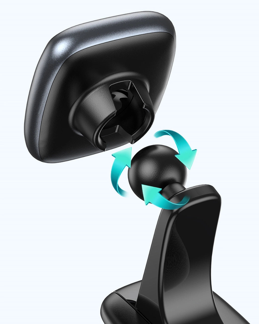 Wozinsky WUMTD magnetisk telefonholder til bilens instrumentbræt - sort