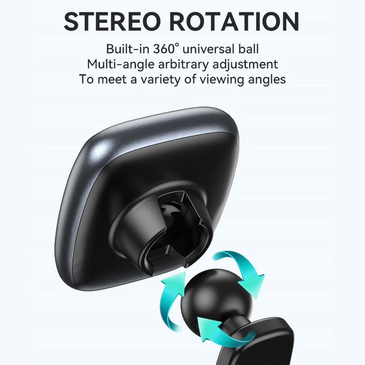 Wozinsky WUMTD magnetisk telefonholder til bilens instrumentbræt - sort