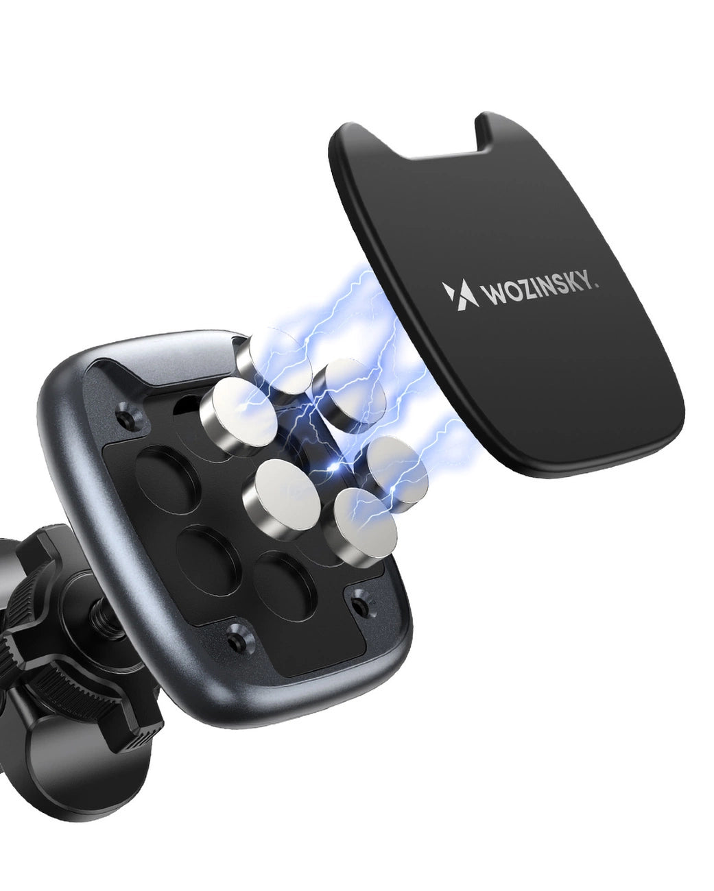 Wozinsky WUMTK magnetisk telefonholder til billuftventil - sort