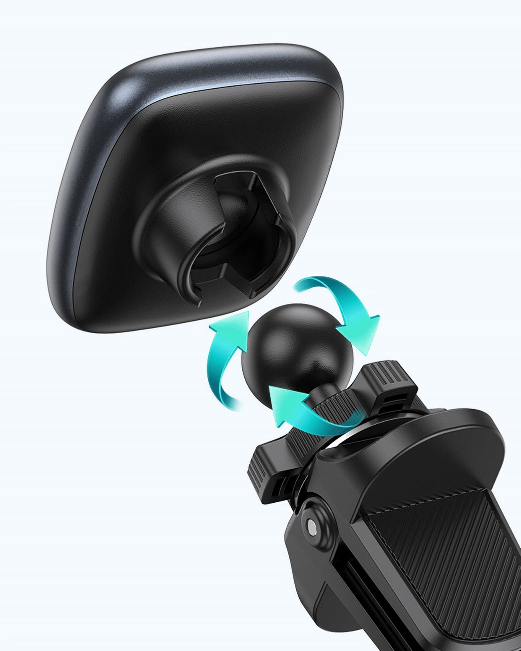 Wozinsky WUMTK magnetisk telefonholder til billuftventil - sort