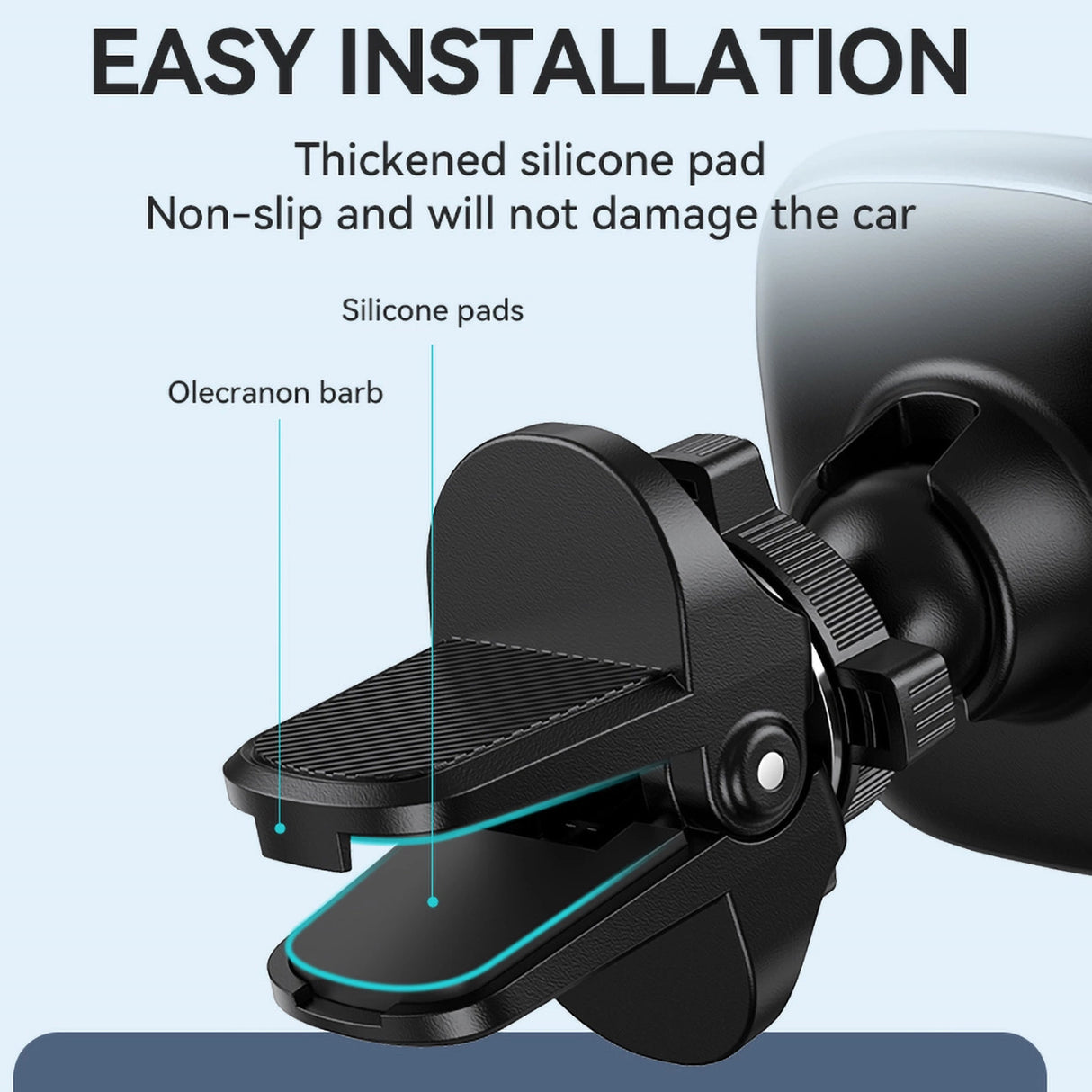 Wozinsky WUMTK magnetisk telefonholder til billuftventil - sort