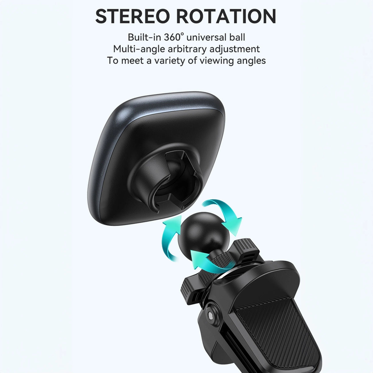 Wozinsky WUMTK magnetisk telefonholder til billuftventil - sort