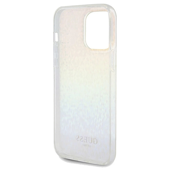 Guess IML Faceted Mirror Disco Iridescent Case til iPhone 13 Pro / 13 - flerfarvet