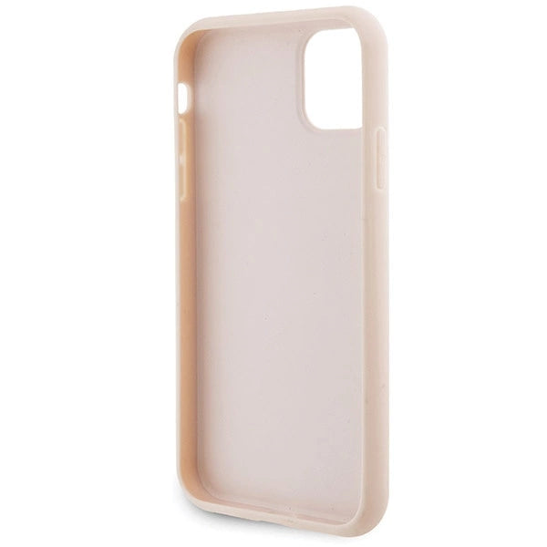 Karl Lagerfeld Quilted K Pattern case for iPhone 11 / Xr - pink