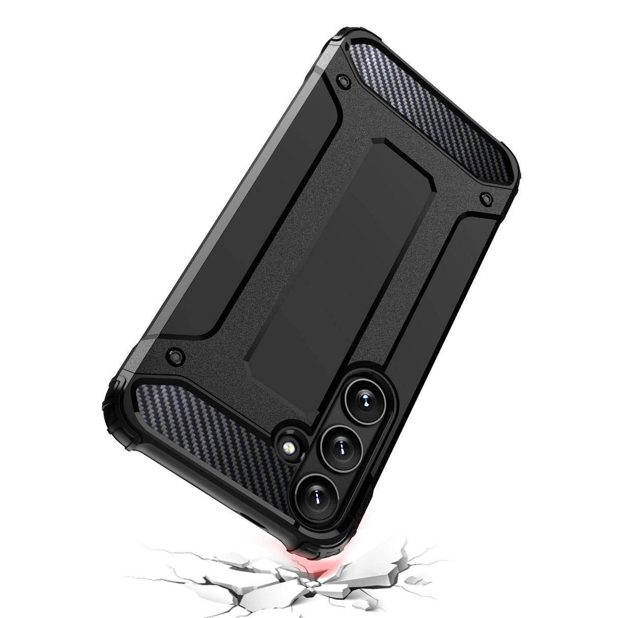 Hybrid Armor case til Samsung Galaxy S24+ - sort