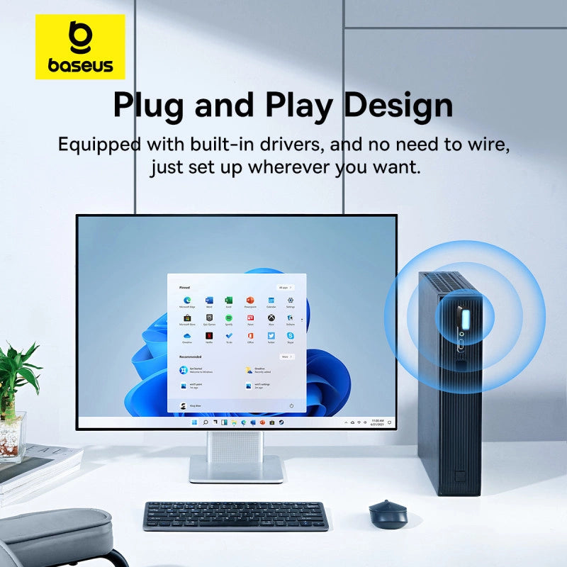 Baseus BS-OH170 650Mb/s 5GHz USB-netværkskort - sort