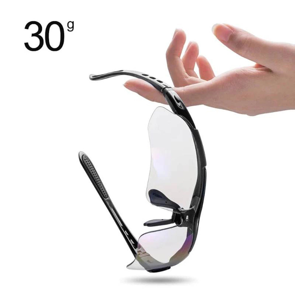 Rockbros 10142 photochromic UV400 cycling glasses - white