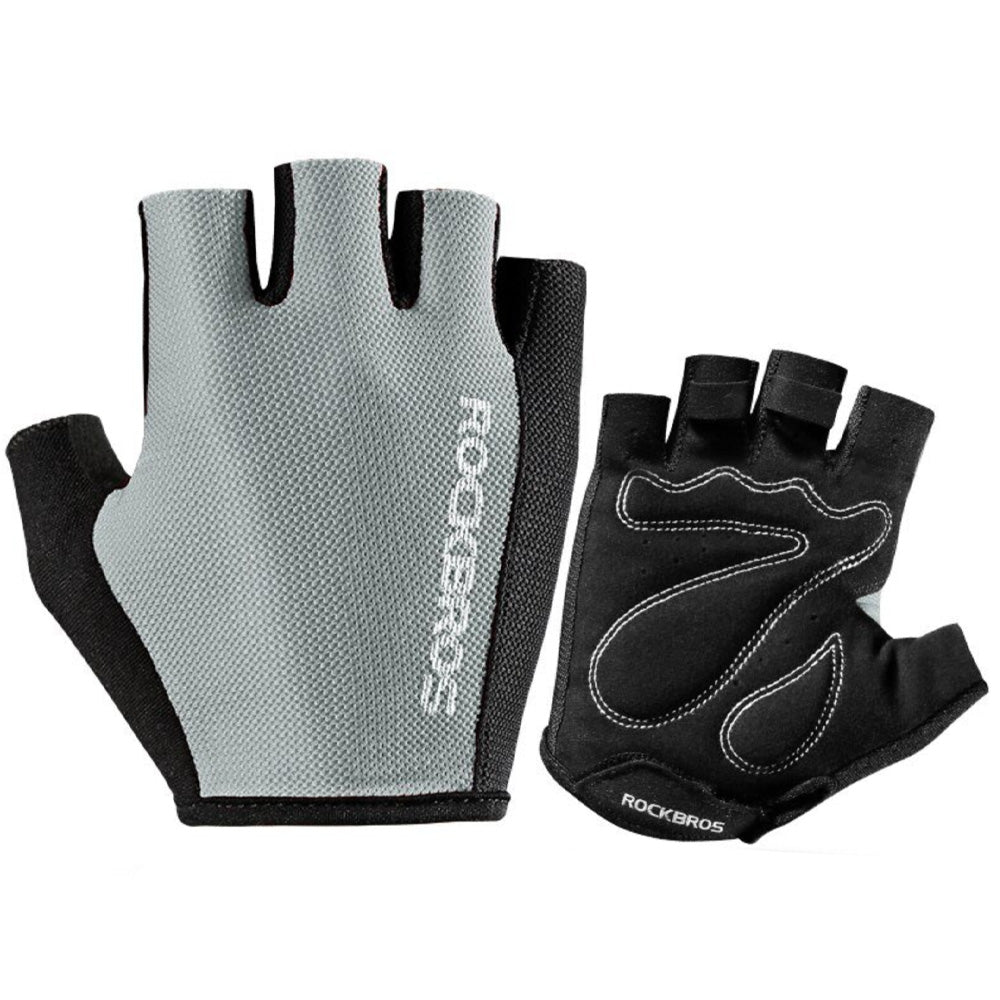 Rockbros S099GR cykelhandsker, størrelse XXL - grå