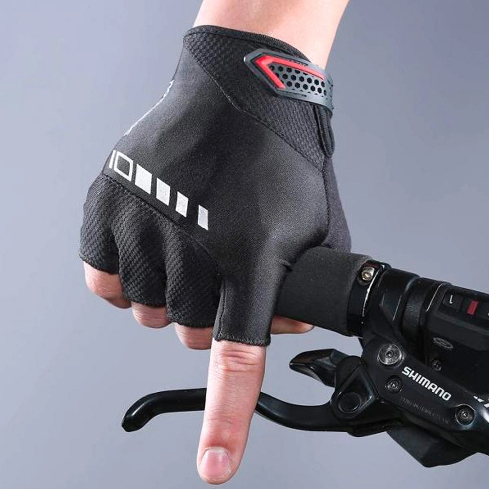 Rockbros S143-BK XL cycling gloves with gel inserts - black