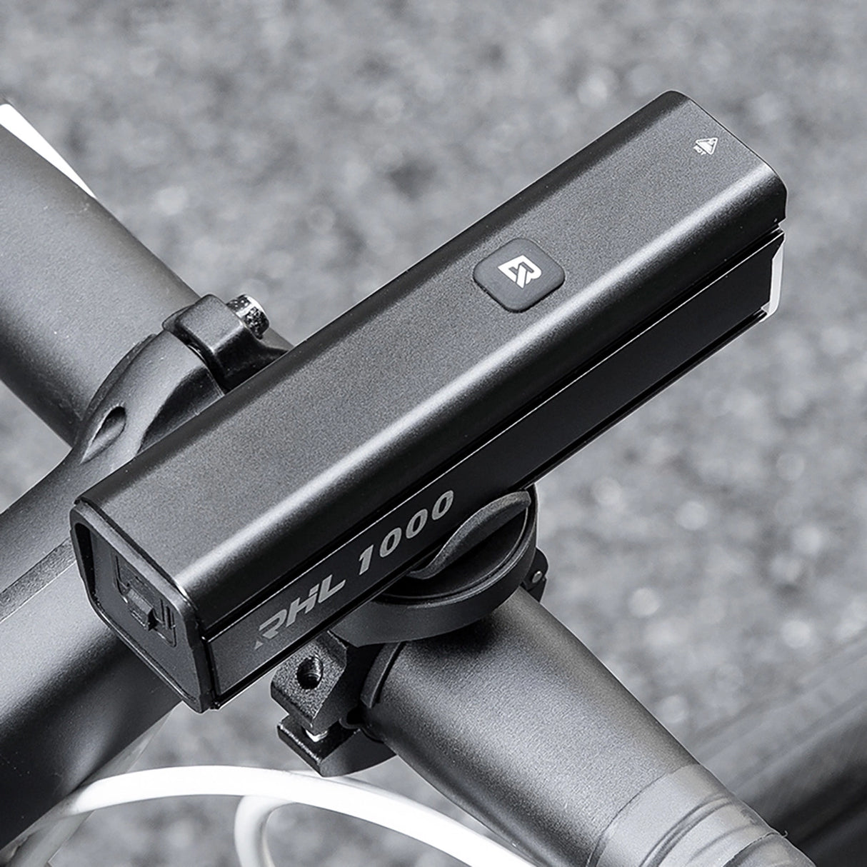 Rockbros 24610002001 front bicycle light 1000 lm + USB-C - USB-A cable - black