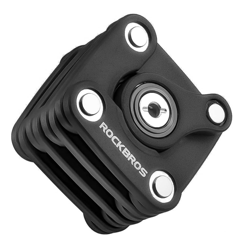 Rockbros WD795 foldbar cykellås - sort