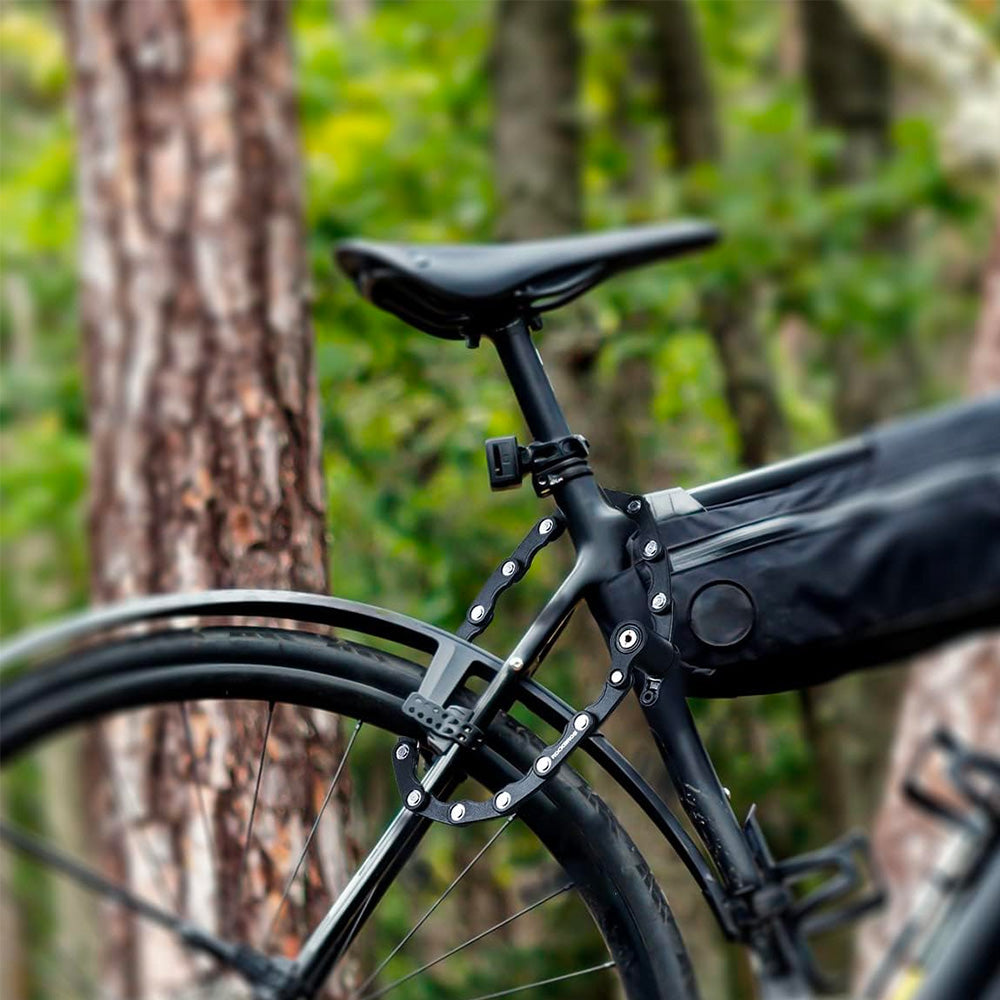 Rockbros WD795 foldbar cykellås - sort