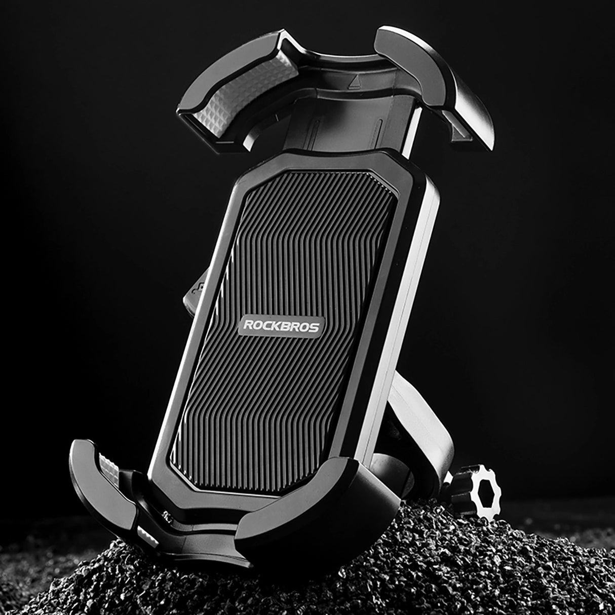 Rockbros 25210032001 Hjultelefonholder til cykel - sort