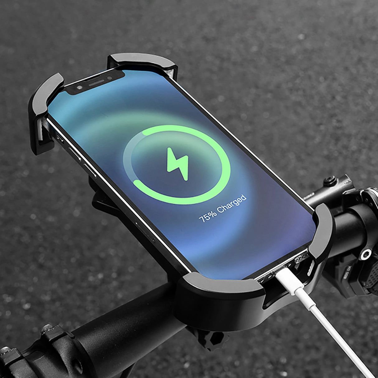 Rockbros 25210032001 Hjultelefonholder til cykel - sort