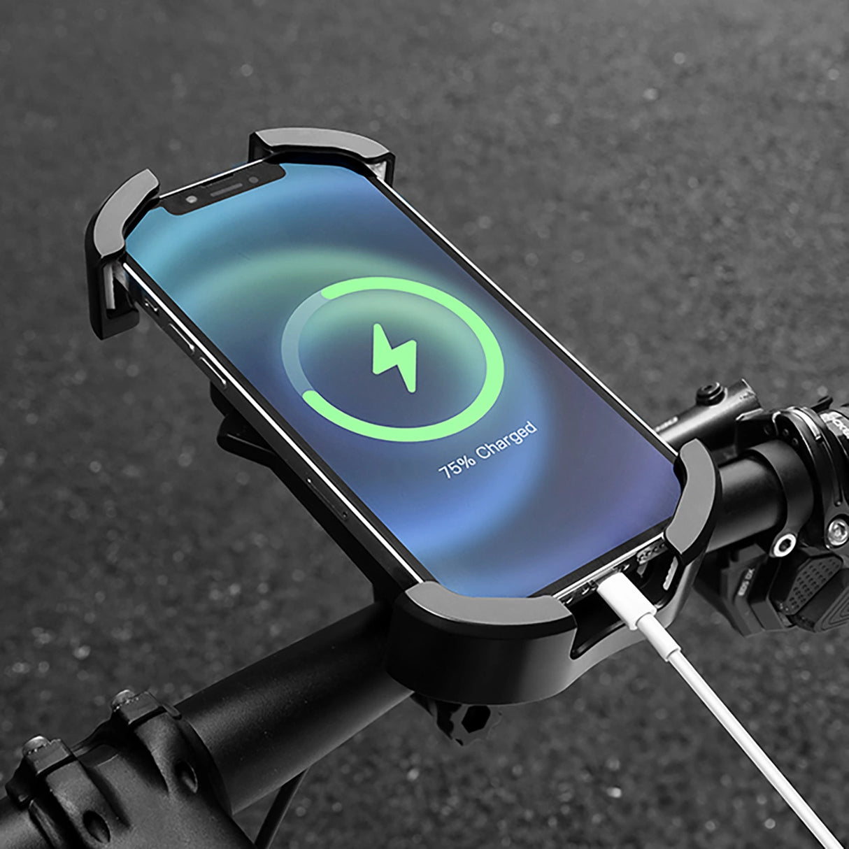 Rockbros 25210032001 Hjultelefonholder til cykel - sort