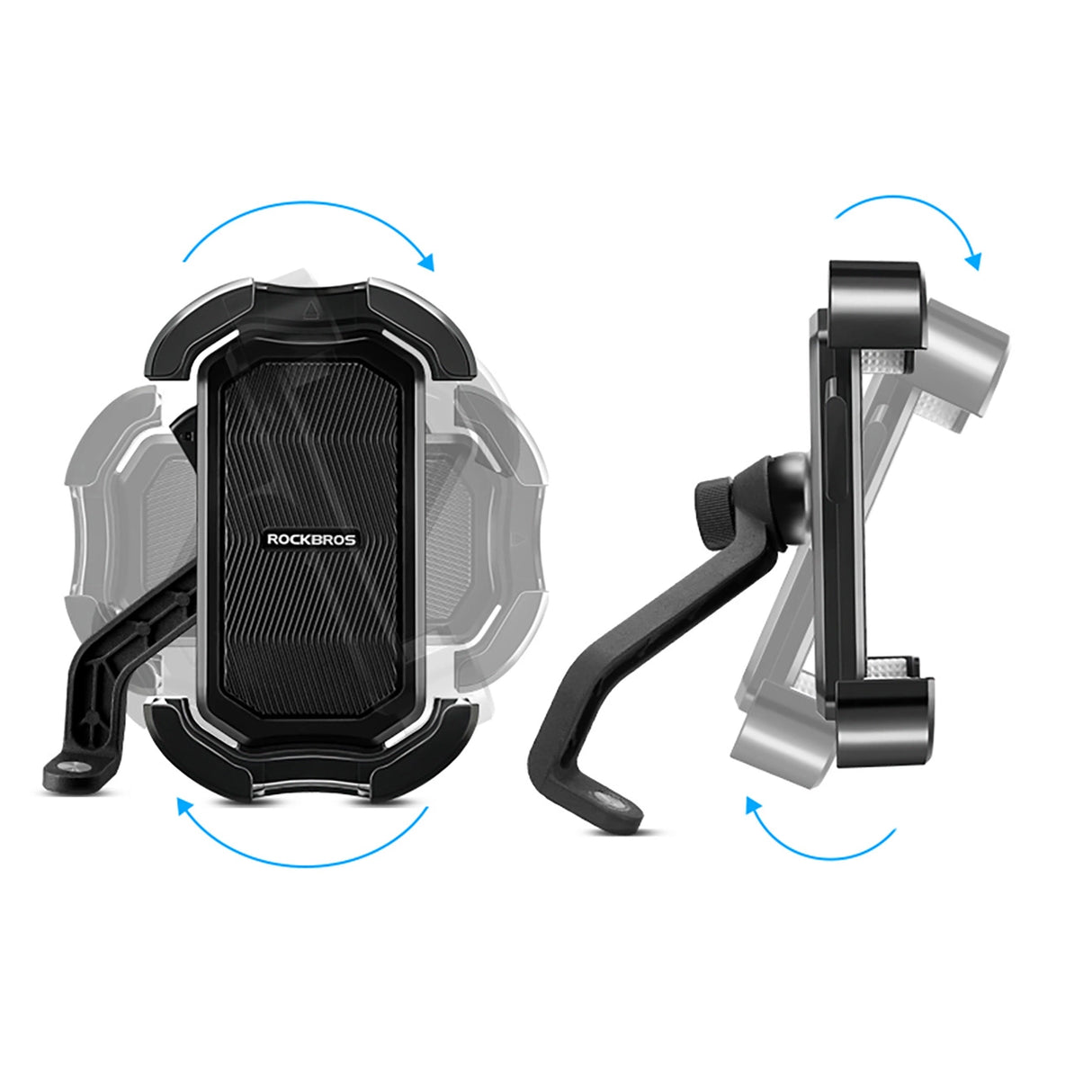 Rockbros 25210032005 Motorcycle Phone Holder for Mirror - Black