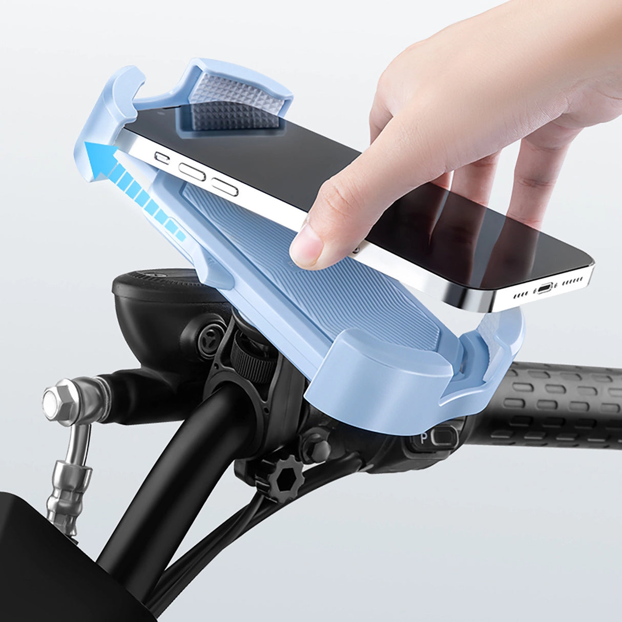 Rockbros 25210032005 Motorcycle Phone Holder for Mirror - Black