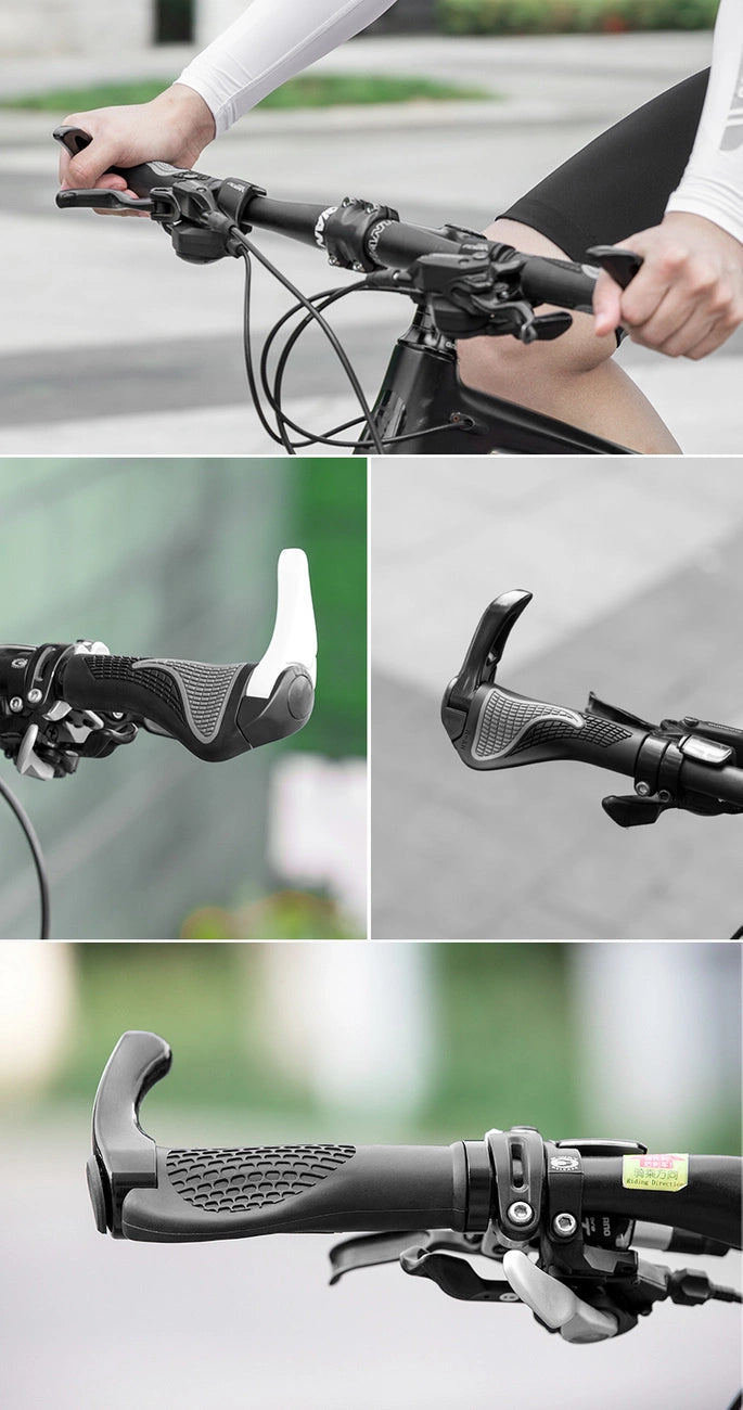 Rockbros BT1007B Bicycle Holder Set with Horns - Black