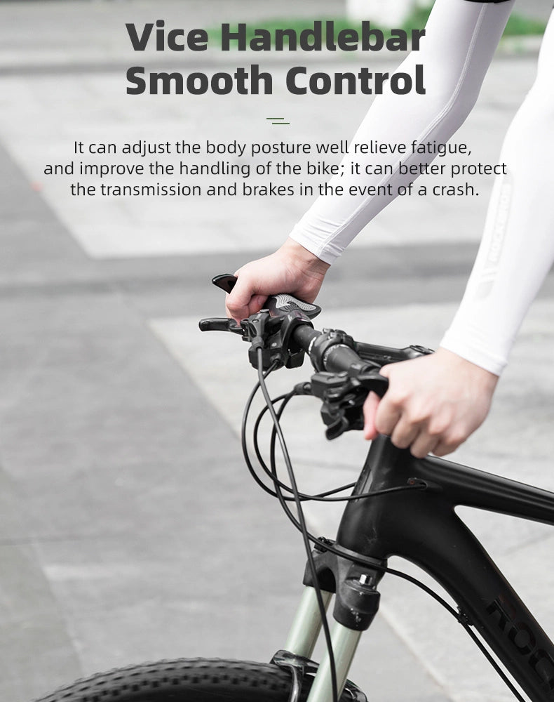 Rockbros BT1007B Bicycle Holder Set with Horns - Black