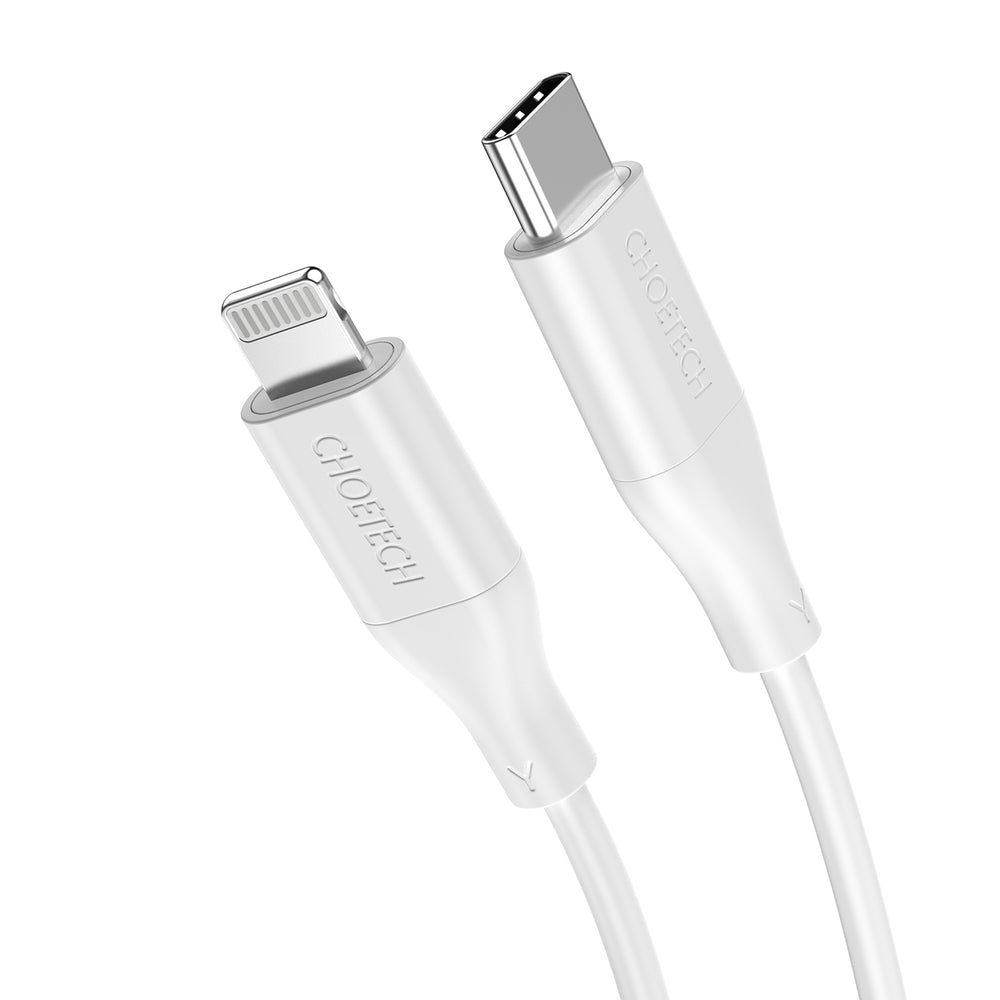 Choetech IP0040 USB-C / Lightning MFi PD 30W 1,2 m kabel - hvid